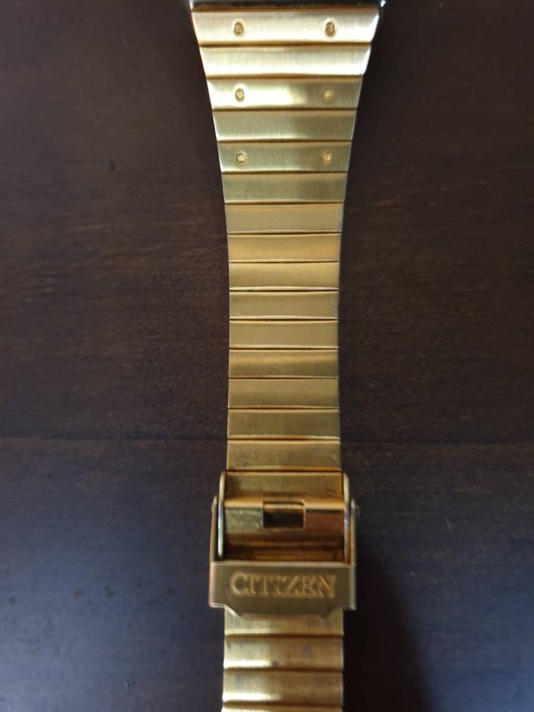 Citizen Digi Ana gold Vintage watch